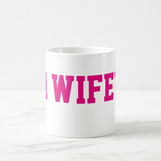 #1 Wifey Kaffee-Tasse Tasse (Mittel)