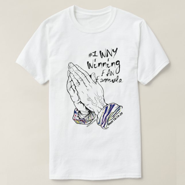 1. WNY gewinnende Fan-Formel T-Shirt (Design vorne)