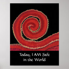 1. Wurzel Chakra #1- Heute bin ich sicher in der W Poster