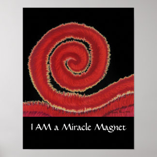 1. Wurzel Chakra #1- Ich bin ein Wundermagnet Poster