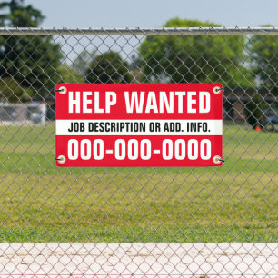 1' X 2' Hilfe Gewollt Banner