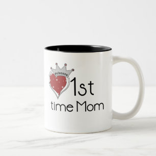 1. Zeit Mama Prinzessin- Zweifarbige Tasse