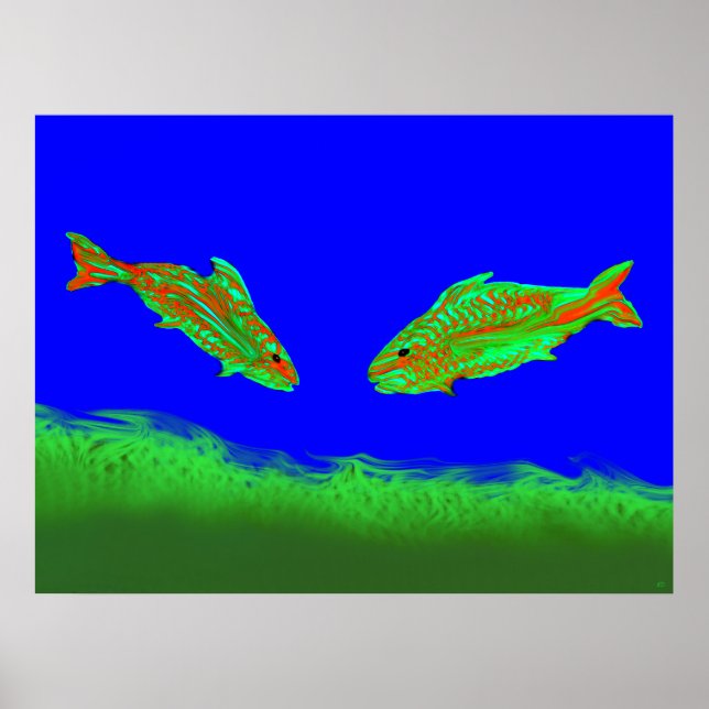 #1 zwei eines netten Plakats Poster (Vorne)