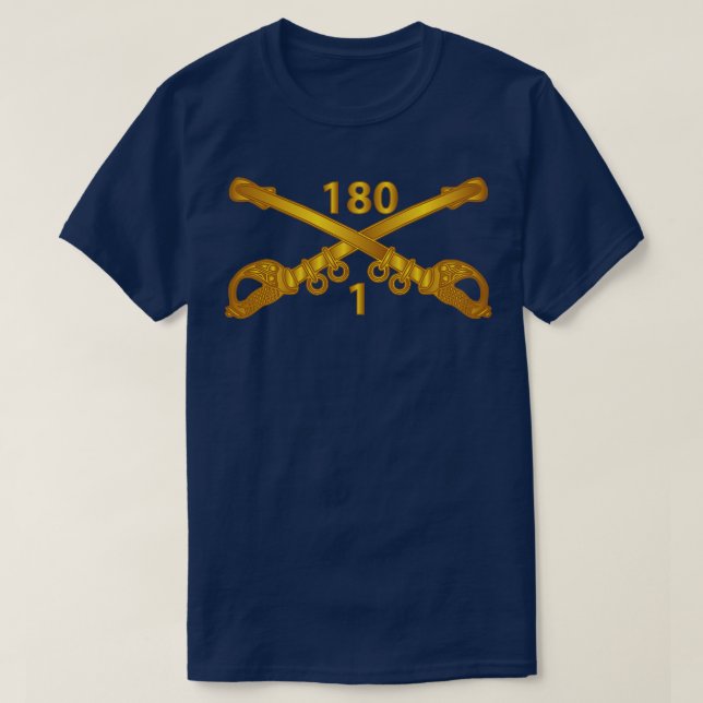 1. Zweigstelle des 180. Kavallerieregiments mit TX T-Shirt (Design vorne)