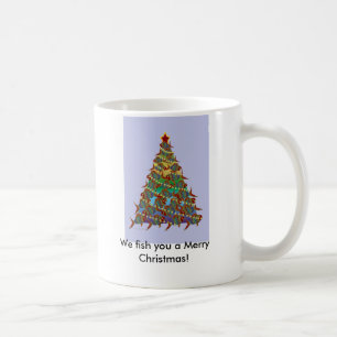 1aFishTree, fischen wir Sie frohen Weihnachten! Tasse