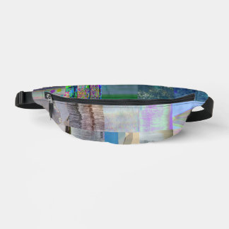 1C9984DA Glitch Art Digitale Verzerrung Vaporwave Bauchtasche