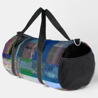 1C9984DA Glitch Art Digitale Verzerrung Vaporwave Duffle Bag