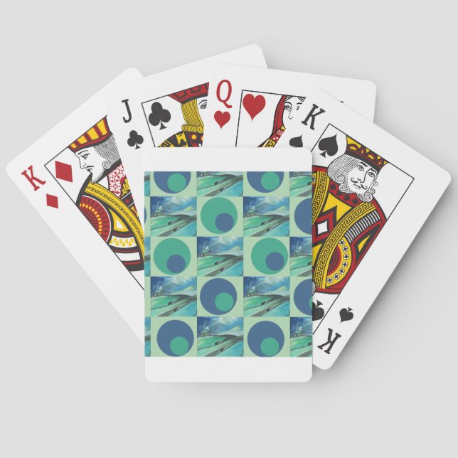 1Ein Bildplattentyp Spielkarten (Rückseite)