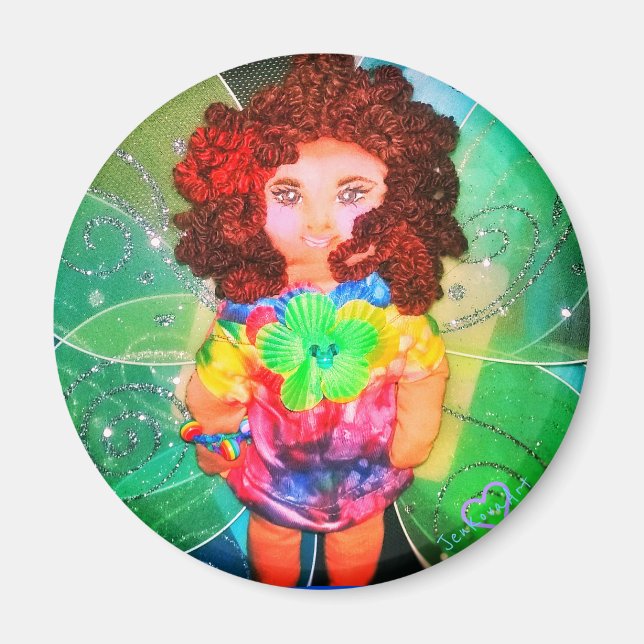 1FEE DOLL GREEN MAGNET (Vorne)