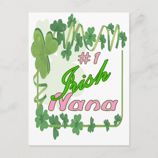 #1IrishNana Postkarte (Vorderseite)
