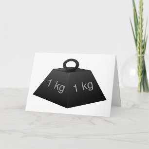 1KG-Gewicht Grußkarten Karte