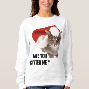 1Kitten Sie mich? Frauen Basic Sweatshirt
