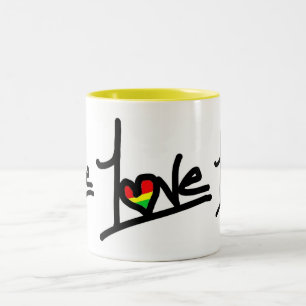 1Love Zweifarbige Tasse