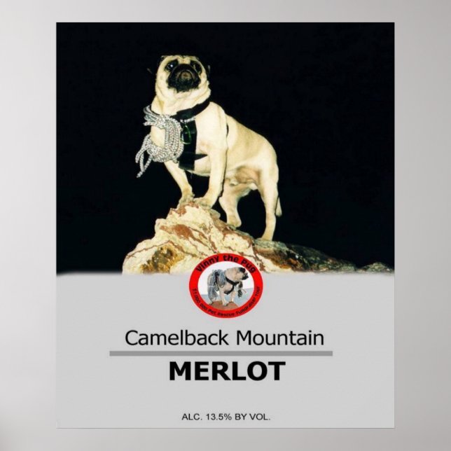 1Lt. Vincent Thomas Mops Private Label Wine Poster (Vorne)