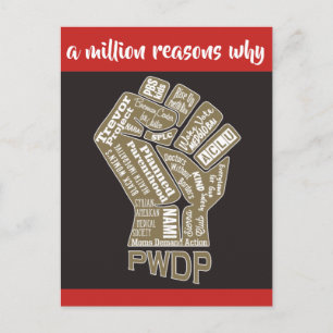 $1M Fist Postcard Postkarte