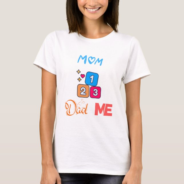1mOm 2dAd 3Me T-Shirt (Vorderseite)