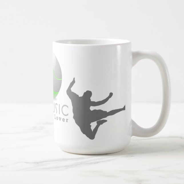 #1Music Lover Ringer-Tasse Tasse (Rechts)