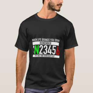 1N23456 Motorradfahrer T-Shirt
