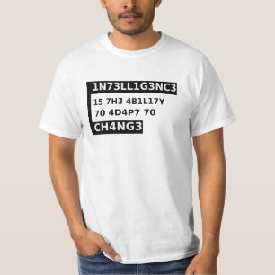 1n73ll1g3nc3 15- Intelligenz ist - schwarz cooles T-Shirt
