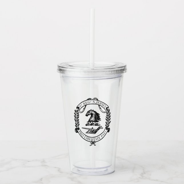 1NJ Tumbler Acryltrinkbecher (Vorderseite)