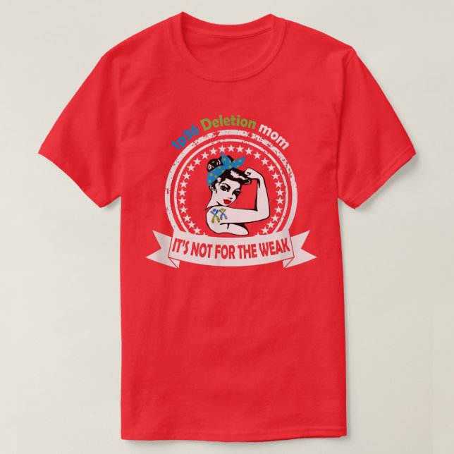 1p36 Streichung Es ist nicht für die schwache Mama T-Shirt (Design vorne)