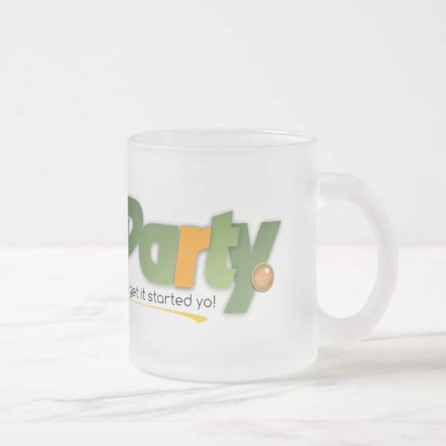 #1Party Mattiert Glass Tasse (Rechts)