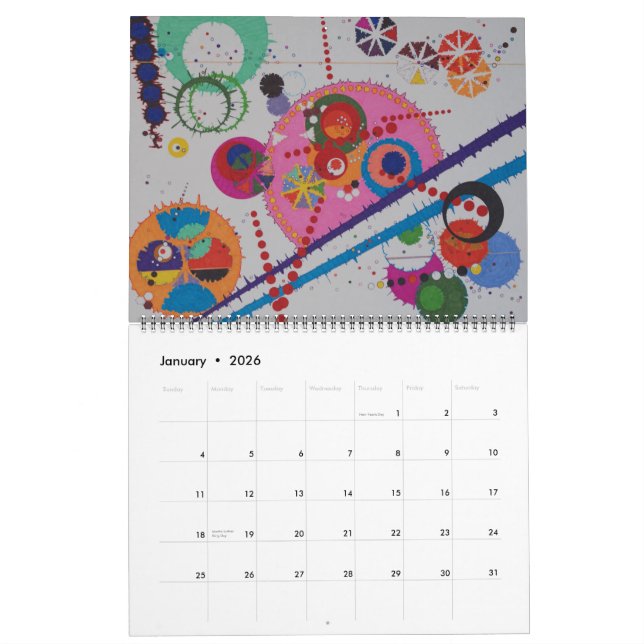 1PEACE GIANT 24 Monate KALANDAR (1/2011-12/2012) Kalender (Jan 2026)