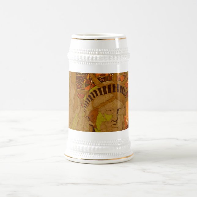 1PEACE "goldenDREAMS " Bierglas (Mittel)