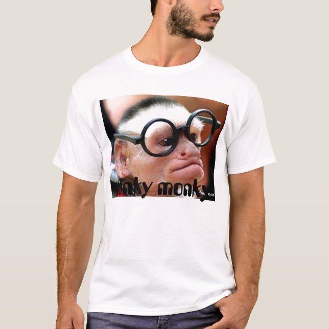 1peep, flippiges monky T-Shirt (Vorderseite)
