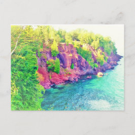 1Presque Isle helle Postkarte