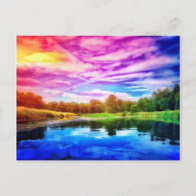 1RAINBOW RIVER POSTCARD POSTKARTE (Vorderseite)
