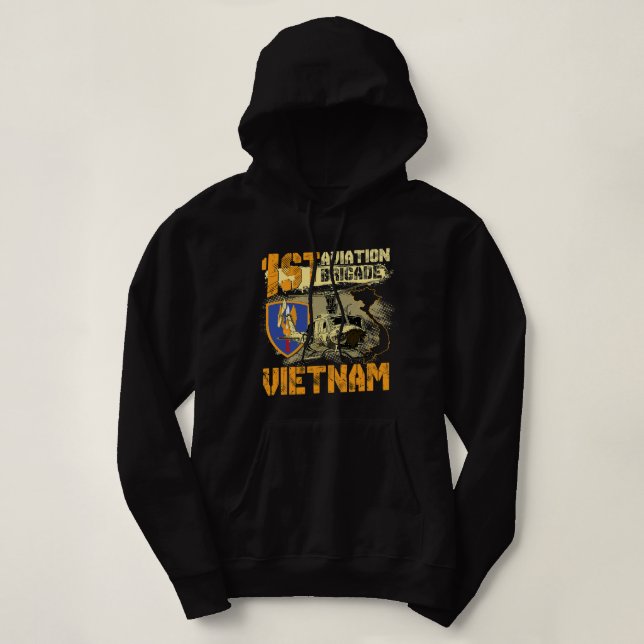1st aviation brigade Vietnam Veteran Pilot Door Gu Hoodie (Design vorne)