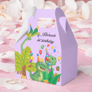 1st Birthday Dinosaur Minimal baby boy Geschenkschachtel