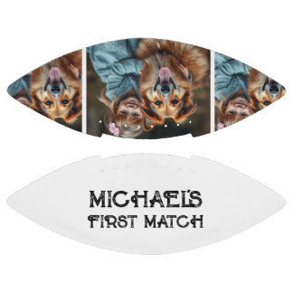 1st Birthday Keepsake Photograph Football