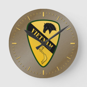 1st Cavalry Division, Vietnam Runde Wanduhr