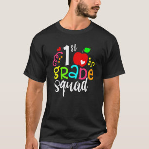 1st Erster-Klasse-Trupp Zurück zur Schule Lehrer T-Shirt