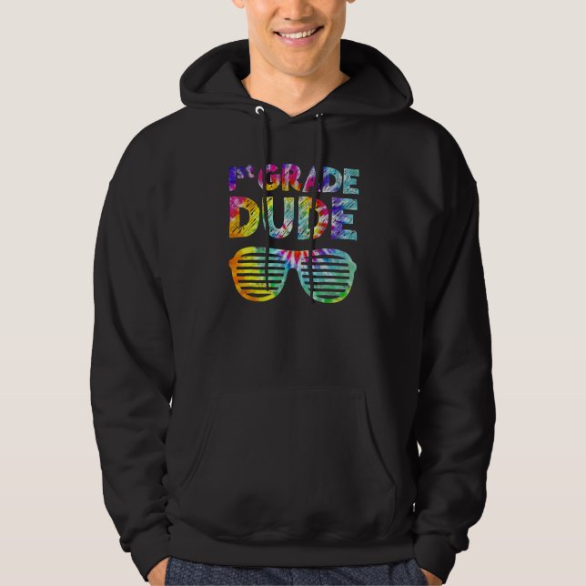 1st Grade Dude First Grade Back To School Hoodie (Vorderseite)