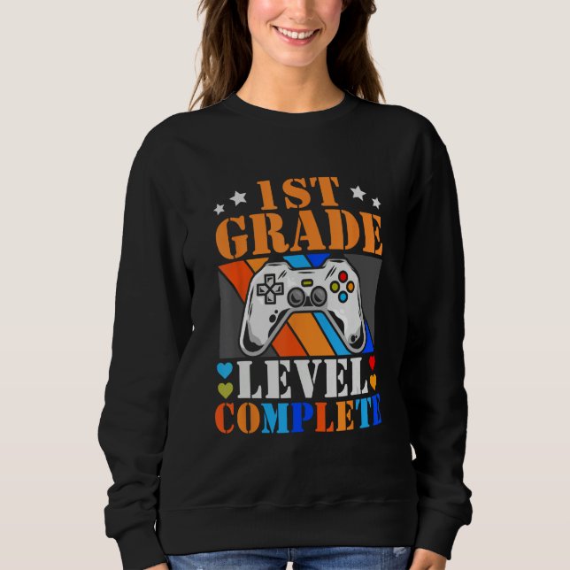 1st Grade Graduation 2023 Video Gamer First Grade  Sweatshirt (Vorderseite)