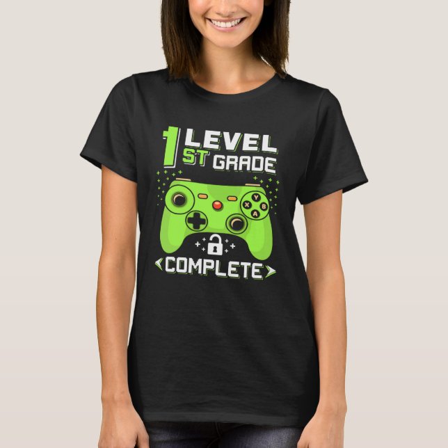 1st Grade Level Complete Happy Last Day Of School  T-Shirt (Vorderseite)