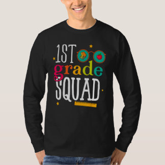 1st Grade Squad Back to School Student Teacher T-Shirt