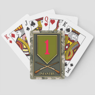 1st Infantry Division Spielkarten