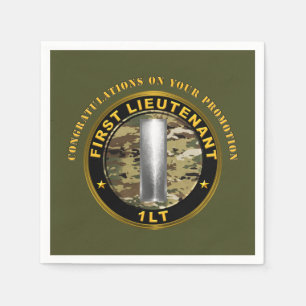 1st  Lieutenant 1LT Beförderung   Serviette
