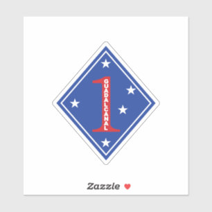 1st Marine Division Patch (United Staaten) Aufkleber