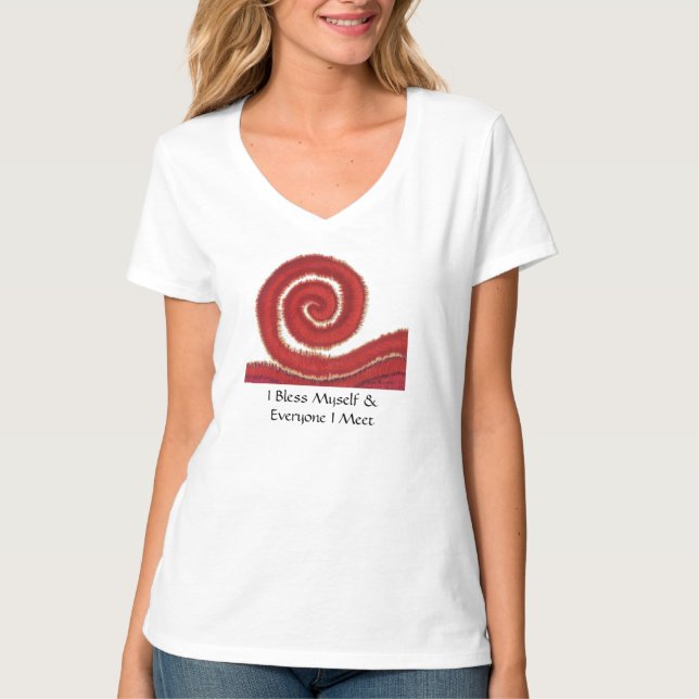 1st-Root Chakra#1: Geld-ICh segnen sich… T-Shirt (Vorderseite)