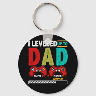 1st Time Dad Est 2022 New First Fathers Gaming Schlüsselanhänger