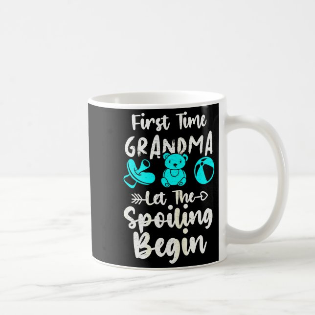 1st Time Grandma To Be First Time Grandma Grandmot Kaffeetasse (Rechts)