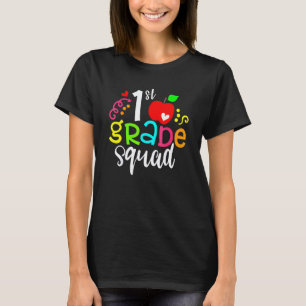 1st-Zuerst-Klassen-Trupp Zurück zur Schule Lehrer T-Shirt