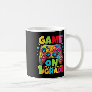 1ste Stufe Entsperrter Videogamer Pixel CK to S Kaffeetasse