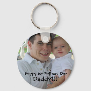 1stfathersday, glücklicher 1. Vatertag, Vati!!! Schlüsselanhänger