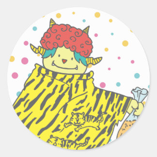 2月 モンスターシール 6枚入り RUNDER AUFKLEBER